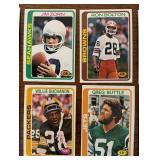 DR - Collection of Vintage Football Sports Cards Assorted Teams and Players