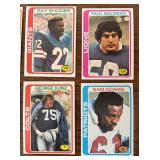 DR - Collection of Vintage Football Sports Cards Assorted Teams and Players