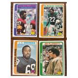 DR - Collection of Vintage Football Sports Cards Assorted Teams and Players