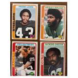 DR - Lot of Vintage Football Sports Cards Assorted Teams and Players