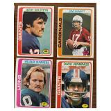 DR - Lot of Vintage Football Sports Cards Assorted Teams and Players
