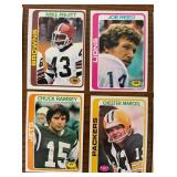 DR - Lot of Vintage Football Sports Cards Assorted Teams and Players