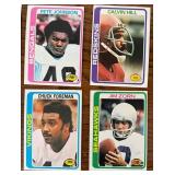 DR - Lot of Vintage Football Sports Cards Assorted Teams and Players