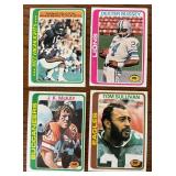 DR - Lot of Vintage Football Sports Cards Assorted Teams and Players