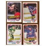 DR - Collection of Vintage Topps Hockey Sports Cards