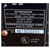 LR - Pioneer VSA-7500 AV Digital Surround Amplifier