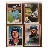 DR - Collection of Vintage Baseball Sports Cards Featuring MLB Players