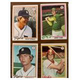 DR - Collection of Vintage Baseball Sports Cards Featuring MLB Players