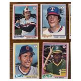 DR - Collection of Vintage Baseball Sports Cards Featuring MLB Players