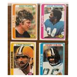 DR - Collection of Vintage Football Sports Cards Assorted Teams