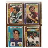 DR - Collection of Vintage Football Sports Cards Assorted Teams
