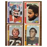 DR - Collection of Vintage Football Sports Cards Assorted Teams