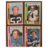DR - Collection of Vintage Football Sports Cards Assorted Teams