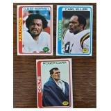 DR - Collection of Vintage Football Sports Cards Assorted Teams