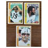 DR - Collection of Vintage Football Sports Cards Assorted Teams