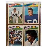 DR - Collection of Vintage Football Sports Cards Assorted NFL Teams