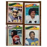 DR - Collection of Vintage Football Sports Cards Assorted NFL Teams