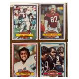 DR - Collection of Vintage Football Sports Cards Assorted Teams and Players
