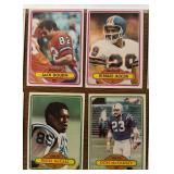 DR - Collection of Vintage Football Sports Cards Assorted Teams and Players