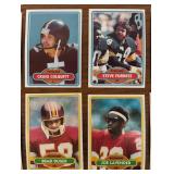 DR - Collection of Vintage Football Sports Cards Assorted Teams and Players