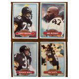 DR - Collection of Vintage Football Sports Cards Assorted Teams and Players