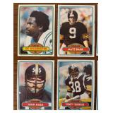 DR - Collection of Vintage Football Sports Cards Assorted Teams and Players