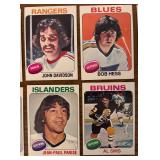 DR - Collection of Vintage NHL Hockey Trading Cards Assorted Teams and Players