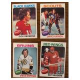 DR - Collection of Vintage NHL Hockey Trading Cards Assorted Teams and Players