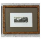 P - Framed Limited Edition Etching by Artist Signed