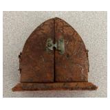 K - Muffray Sterling Silver Art Deco Travel Clock with Folding Case