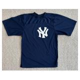 LL - Navy Blue New York Yankees Short Sleeve Shirt