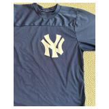 LL - Navy Blue New York Yankees Short Sleeve Shirt