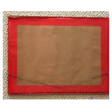 LL - Framed Embroidered Art Super Mom Works Here