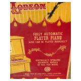 LL - PianoLodeon Fully Automatic Player Piano Replica with Box and Player Rolls