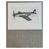 LL - 16 x 20 in Signed North American P-51D Mustang Limited Edition Print by Milich