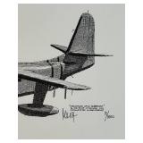 LL - Limited Edition Joe Milich Grumman UF-16 Albatross Signed Print 16 x 20 Unframed