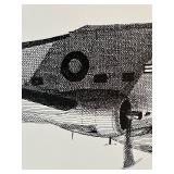 LL - Limited Edition Joe Milich Grumman UF-16 Albatross Signed Print 16 x 20 Unframed