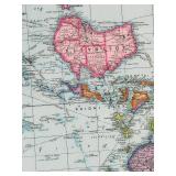 LL - Framed 22 x 32 World Map Print with Colored Countries