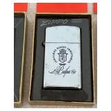K - Set of 3 Vintage Zippo Lighters with Balfour Co. Logo in Original Boxes