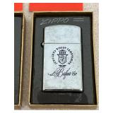 K - Set of 3 Vintage Zippo Lighters with Balfour Co. Logo in Original Boxes