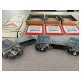 K - Set of 3 Vintage Zippo Lighters with Balfour Co. Logo in Original Boxes