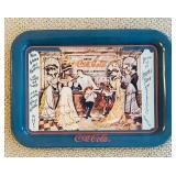 LL - Coca-Cola Soda Fountain Metal Serving Tray