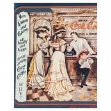LL - Coca-Cola Soda Fountain Metal Serving Tray