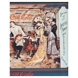 LL - Coca-Cola Soda Fountain Metal Serving Tray