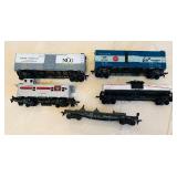 LR - HO Scale Train Set with Tyco Transformer, Track, Rail Cars, and Hot Wheels Vehicles