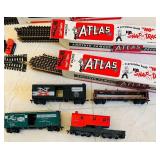 LR - HO Scale Train Set with Tyco Transformer, Track, Rail Cars, and Hot Wheels Vehicles