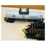 LR - HO Scale Train Set with Tyco Transformer, Track, Rail Cars, and Hot Wheels Vehicles