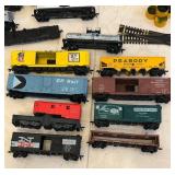 LR - HO Scale Train Set with Tyco Transformer, Track, Rail Cars, and Hot Wheels Vehicles