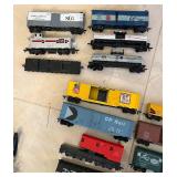 LR - HO Scale Train Set with Tyco Transformer, Track, Rail Cars, and Hot Wheels Vehicles