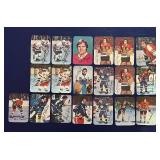 DR - Collection of Vintage Hockey Trading Cards with Player Signatures